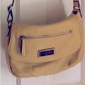 Nicole Miller yellow leather purse